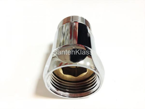 Американки прямые для полотенцесушителя 1" вн. - 1" нар. Резьба (никелированные) — фото 3